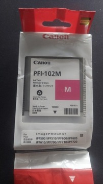 Tusz Canon PFI-102M czerwony (magenta) 0897B001