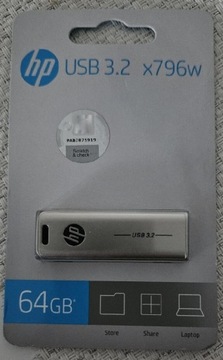 Pendrive 64 GB Metalowa obudowa USB 3.2