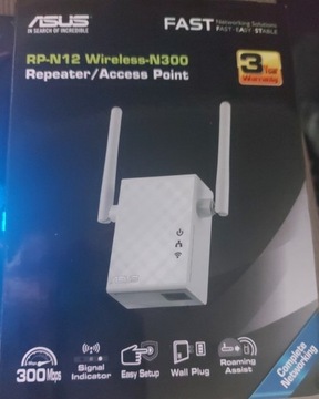 ASUS RP-N12 Wireless-N300 Repeater /Access Point