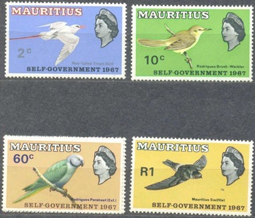 Mauritius - Ptaki, (zestaw 6115)
