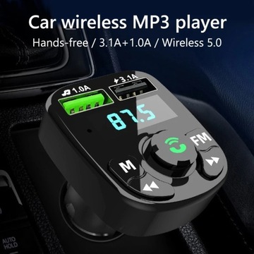 Samochodowy nadajnik FM, odtwarzacz MP3