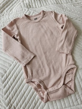 H&M organic cotton body prążkowane rozm. 86 nowe