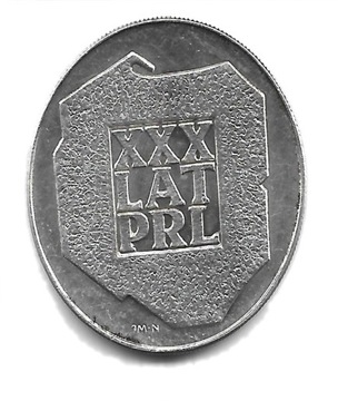 200 ZŁ. XXX LAT PRL tzw. MAPKA .XXX.3. St.ładny