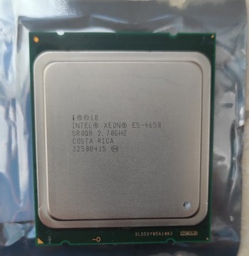 Xeon E5-4650 8r/16w 2.7/3.3GHz 32nm