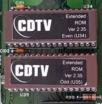 AMIGA  CDTV A570 A690 extended BootROM v2.35