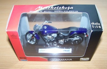 Model motocykl Yamaha w skali 1:18