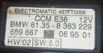 moduł ccm bmw e38 61.35-8363229 