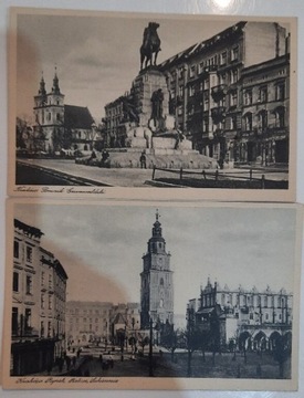 Kraków 2 pocztówki 