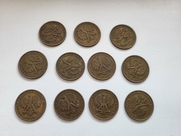 Moneta 2 zł 1977 bez znaku mennicy