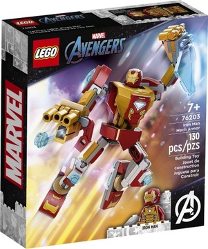 LEGO 76203 Marvel - Mechaniczna zbroja Iron Mana