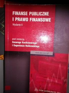 FINANSE PUBLICZNE I PRAWO FINANSOWE