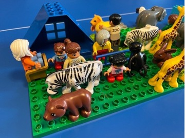 Lego Duplo zoo mojego syna zwierzęta dżungli