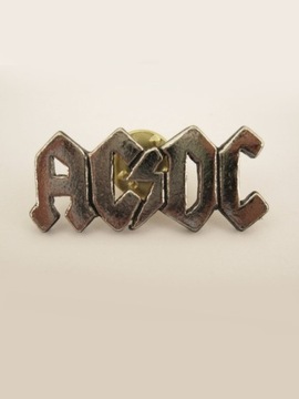 pin button przypinka metalowa dla fanów AC DC