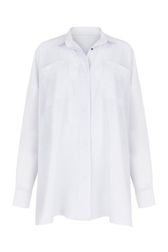 Biała koszula oversize L-XL