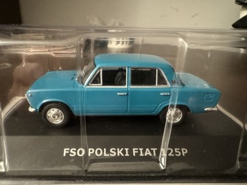 Fiat 125p 1968 legendy FSO Deagostini nowy gazetka