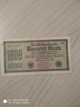 100 marek. Berlin 1922 rok