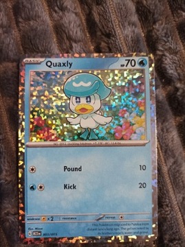 Karta pokemon orginalna Quaxly 003/015