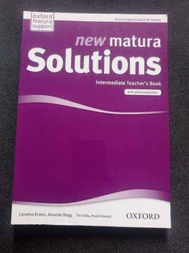 NEW MATURA SOLUTIONS INTERMEDIATE