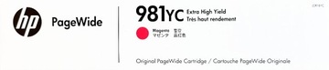 HP Tusz 981Y Magenta Contract (L0R18YC) ORYGILANY!