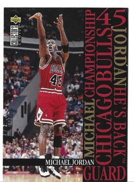 Michael Jordan - 1995-96 Upper Deck - Karta NBA