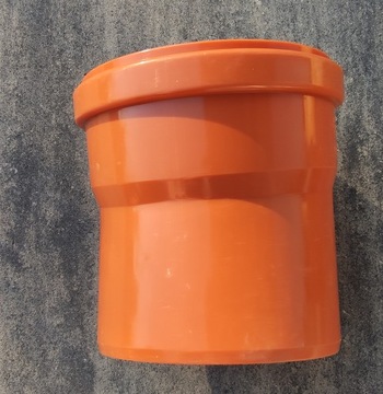 Kolano kanalizacyjne pomarańczowe 160 mm 15 stopni