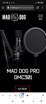 Mikrofon Mad Dog Pro GMC301