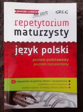 Repetytorium, język polski GREG