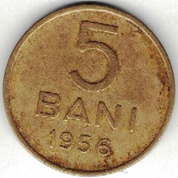 Rumunia 5 bani 1956  20 mm  nr 1