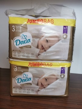 Pieluchy Dada Extra Care 3 Jumbo Bag 96 szt x 2