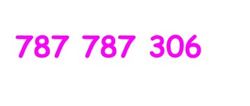 787 787 306 ZŁOTY NUMER w T-Mobile