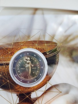 Moneta 2 euro San Marino Canova 2022