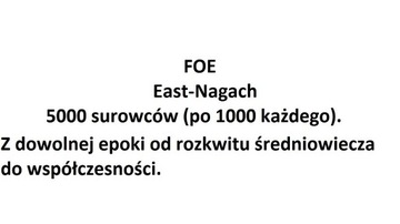 5000 surowców foe East-Nagach