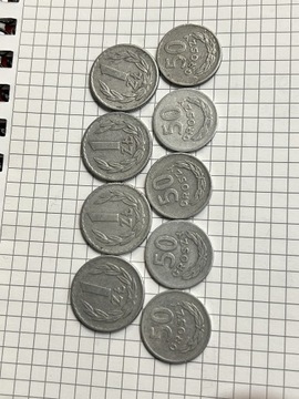 Rzadkie roczniki PRL w tym 1 zloty 1957, 1967