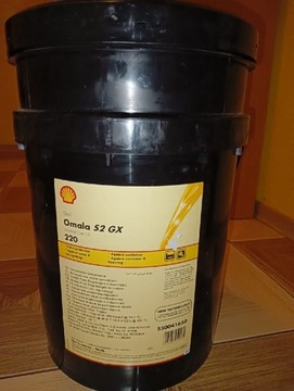 Olej przekładniowy SHELL OMALA S2 GX 220 20L.