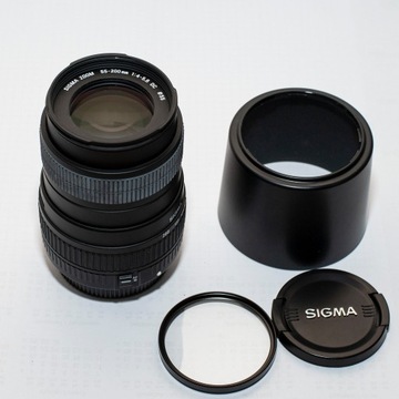 zoom Sigma 55-200mm f/4-5.6 mocowanie SD