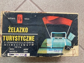 Żelazko kolekcjonerskie PRL -EG Bielsko-Biała