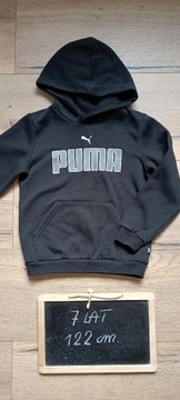 Praktycznie nowa bluza Puma czarna z kapturem