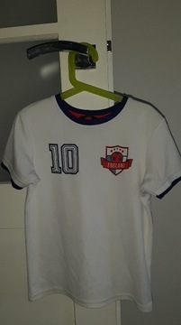 T-shirt chłopięcy,R.128, 8-9lat, napis England 10,