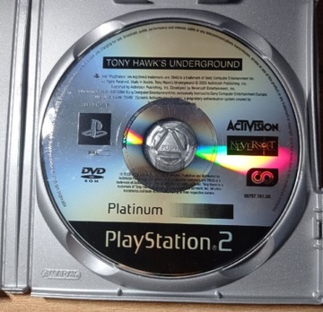 Tony Hawk's Underground - Play Station 2