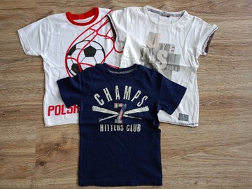 3 x Bluzka koszulka  t-shirt Polska rozm. 104/110