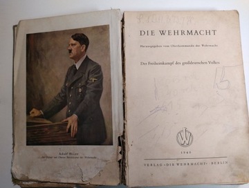 Książka Die Wehrmacht 1939-1940 III Rzesza II wojna