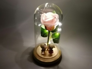 Wieczna Róża w szkle - Perfekcyjny Prezent na Dzień Mamy!