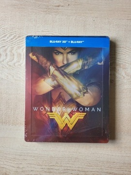 Wonder Woman Blu-Ray 2D+3D Steelbook nowy w folii