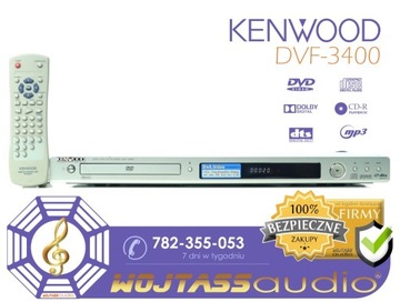 Odtwarzacz DVD KENWOOD DVF-3400 pilot * MP3 *Dolby