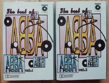 2x Kaseta - ABBA the Best of, Vol.1 + Vol.2