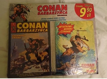 Conan Barbarzynca kolekcja 1 folia tekturka