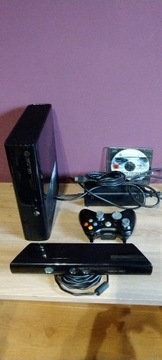 XBOX 360 SLIM E DYSK 1000 GB RGH 3+KINECT+PAD+GRY