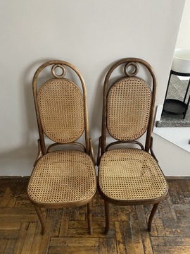 Krzesła gięte (thonetowskie)