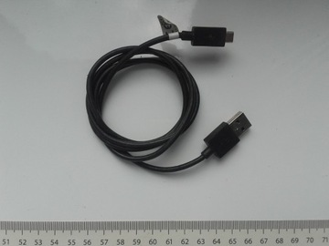 Kabel USB microUSB SONY, 95cm, czarny, używany