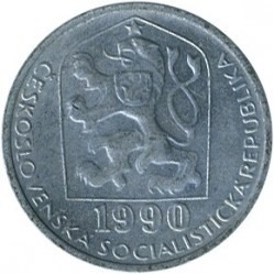 Czechosłowacja 10 halerzy, 1990 stan 1